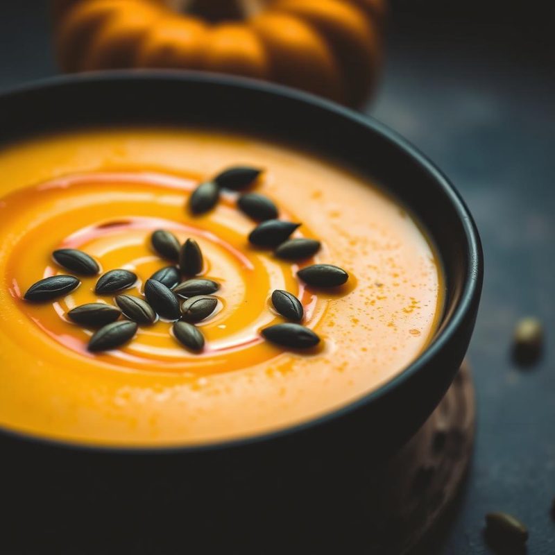Silky Pumpkin Soup — low FODMAP soup recipe