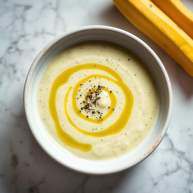 Creamy Zucchini & Parmesan Soup — low FODMAP soup recipe