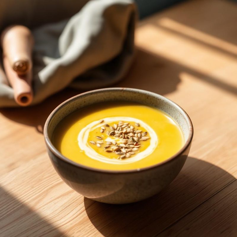 Parsnip & Turmeric Soup — low FODMAP soup recipe