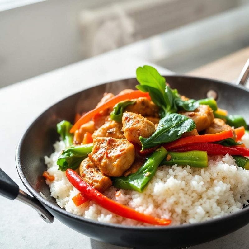 Ginger Chicken Stir Fry - low FODMAP chicken recipe