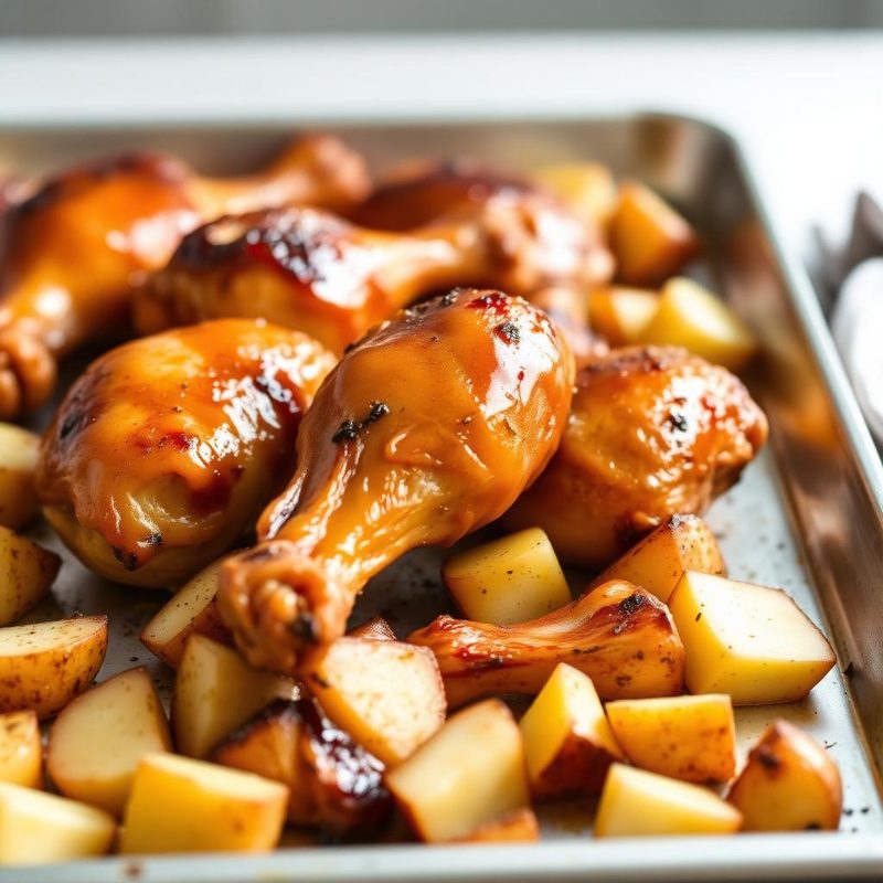 Maple Mustard Sheet-Pan Chicken - low FODMAP chicken recipe