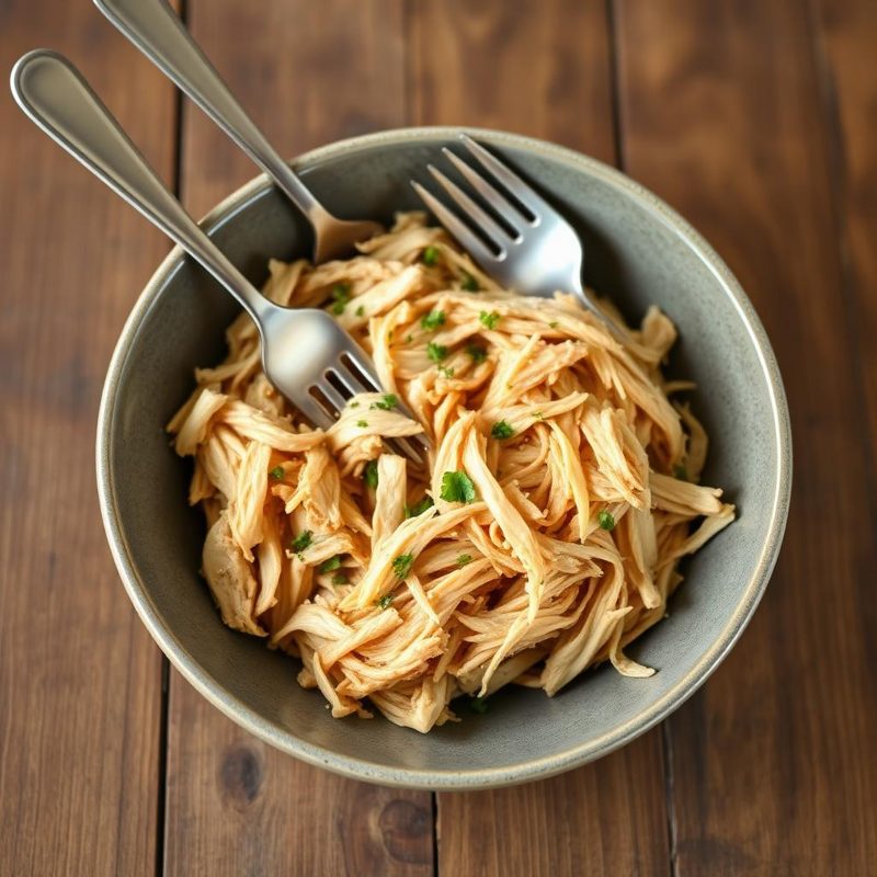 Slow Cooker Shredded Chicken - low FODMAP chicken recipe