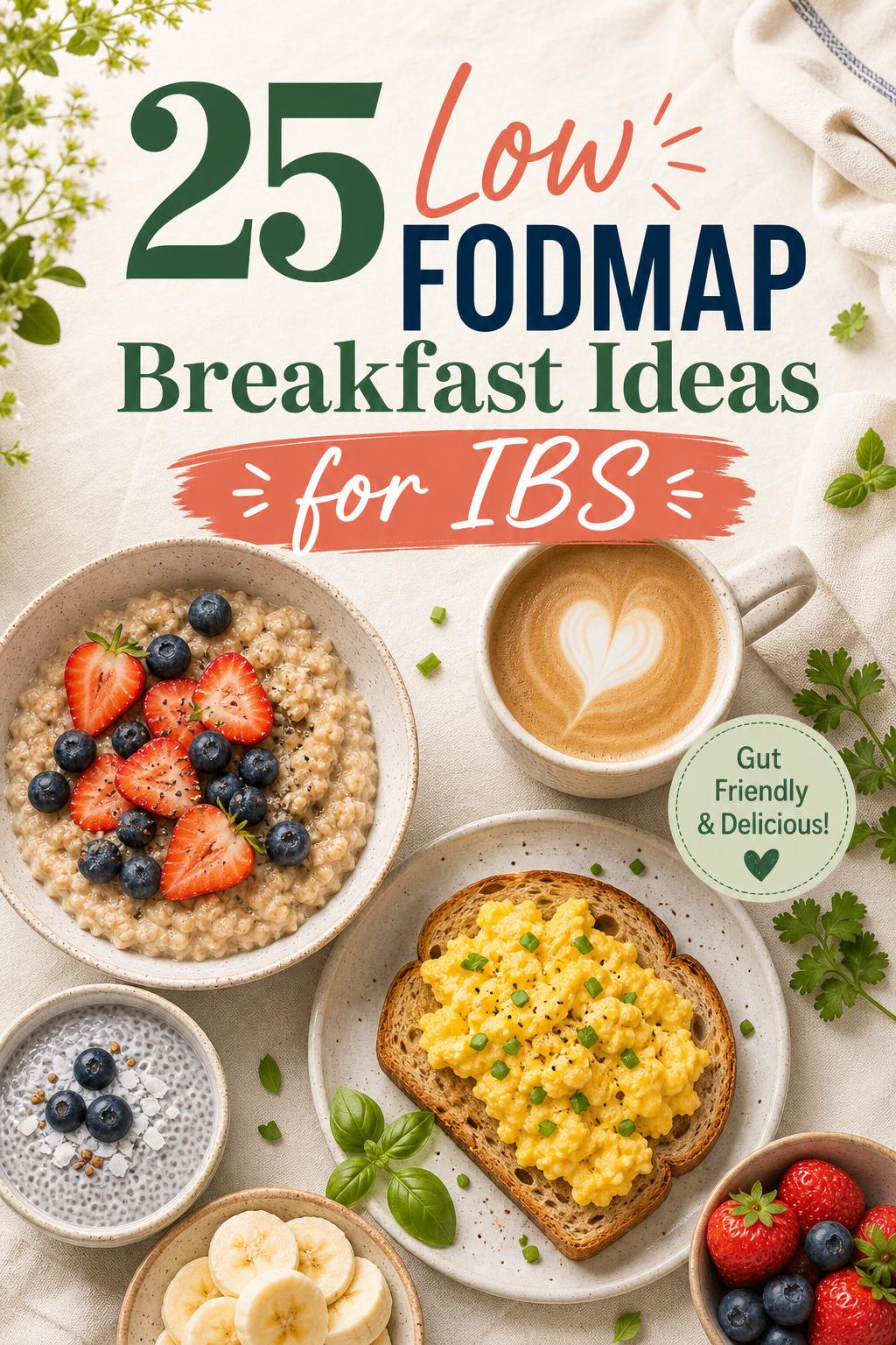25 Low FODMAP Breakfast Ideas for IBS (Quick & Gut-Friendly)