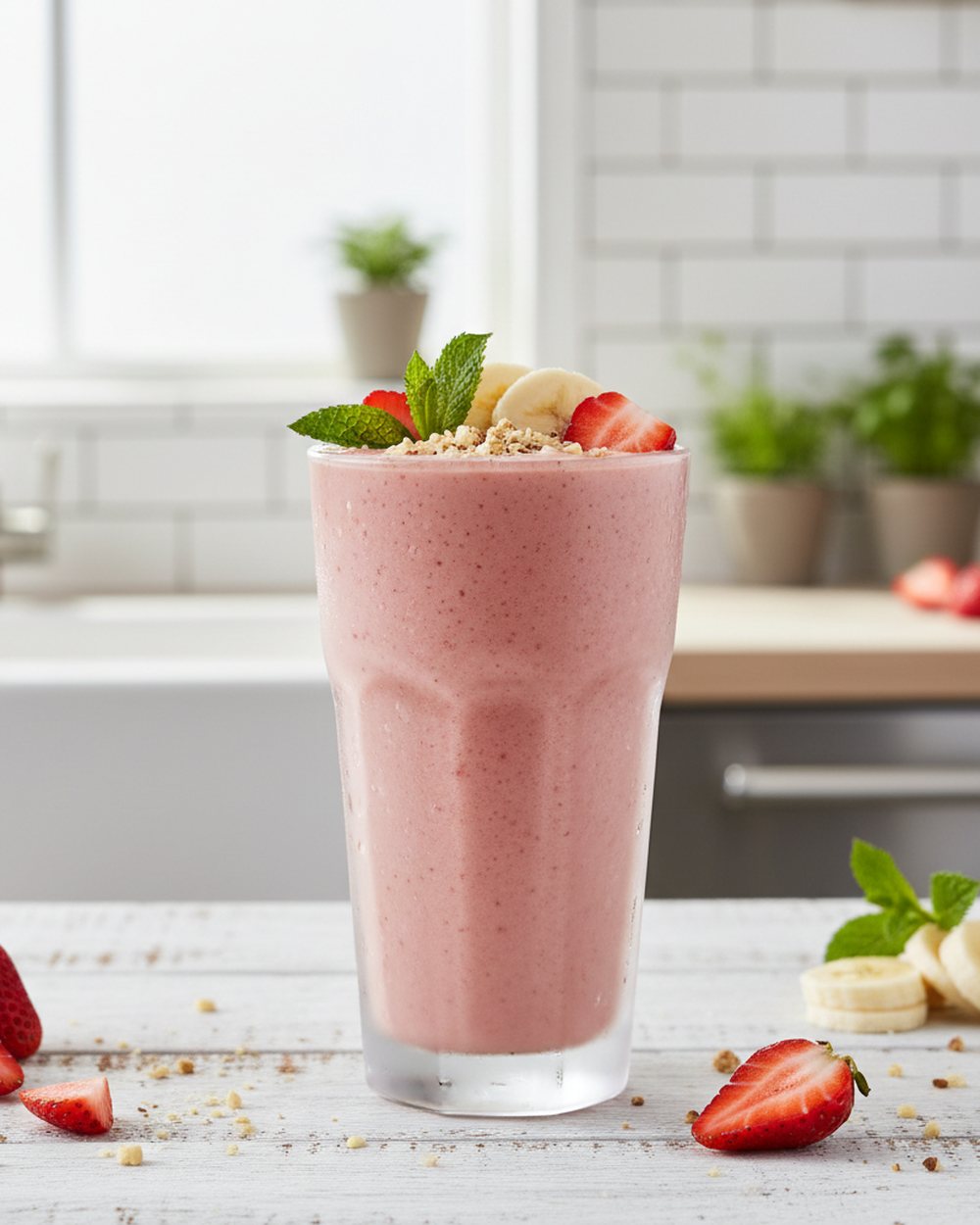 Classic Strawberry Banana Blend – low FODMAP smoothie