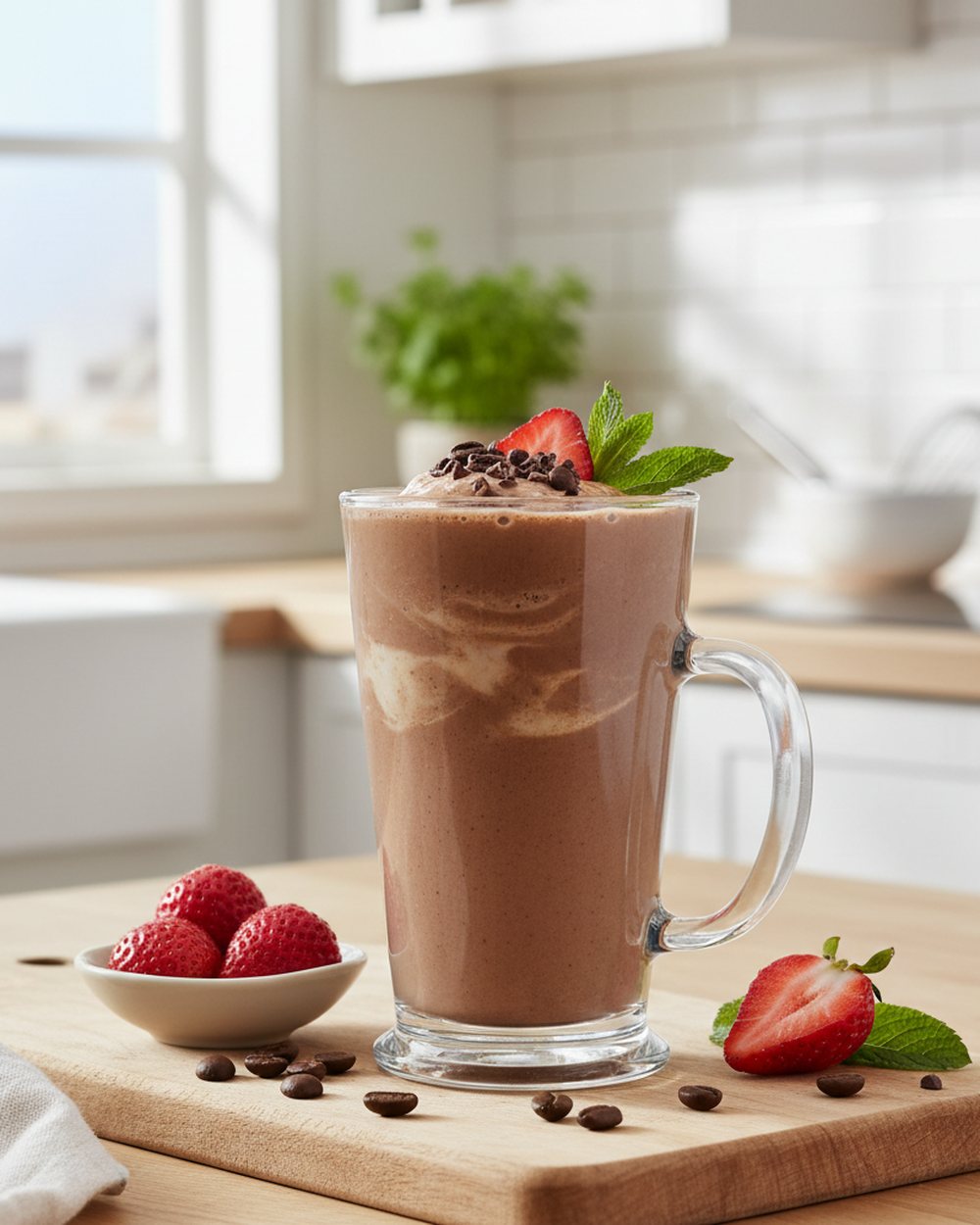 Mocha Energy Kick – low FODMAP smoothie