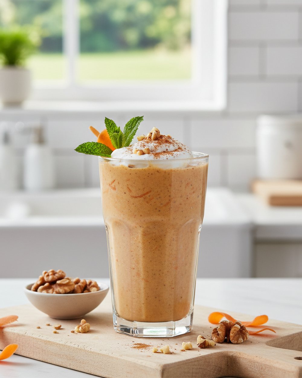 Carrot Cake Protein Smoothie – low FODMAP smoothie