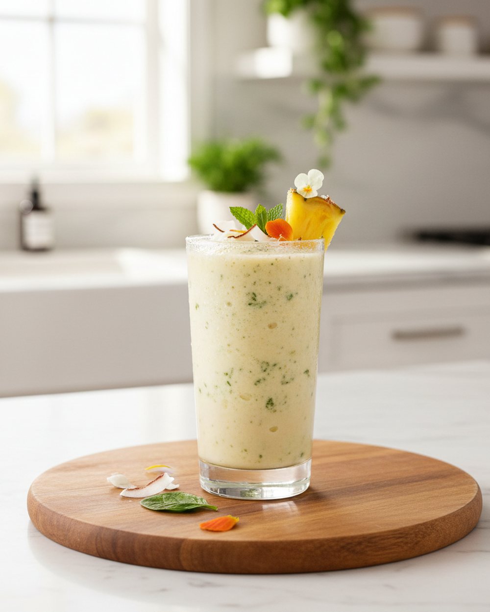Tropical Pineapple Coconut Oasis – low FODMAP smoothie