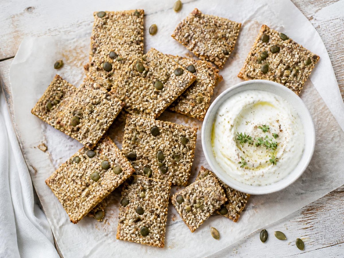 Low FODMAP Crackers (Crispy, Seeded & Gluten-Free)